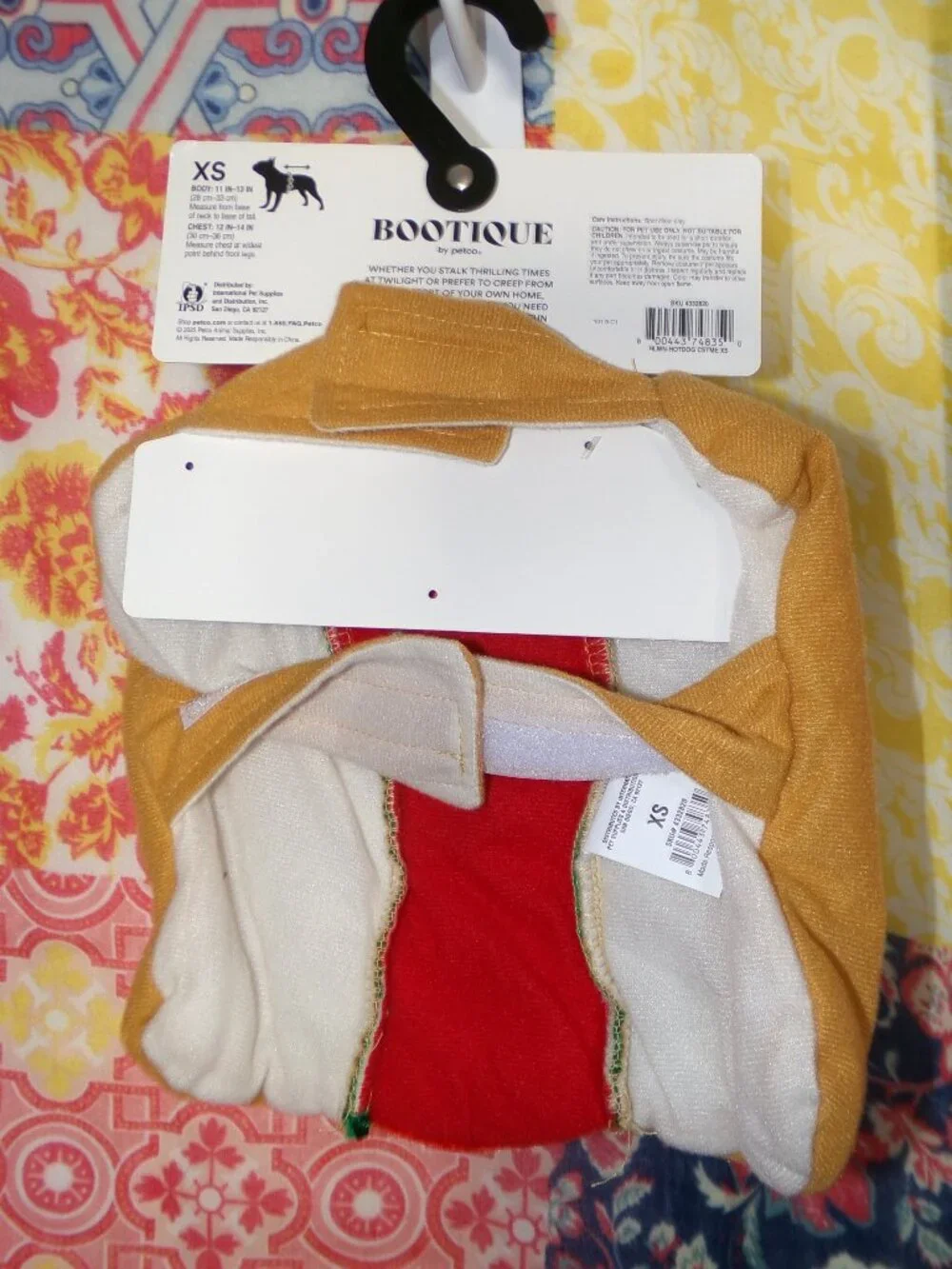 Bootique by Petco NWT Hotdog Pet Costume Sz XS
